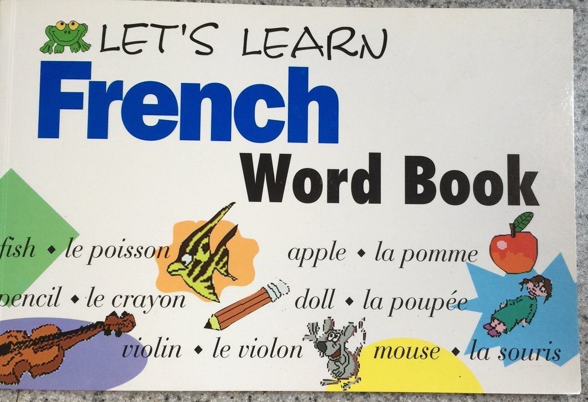Let's Learn French Word Book - Click to enlarge picture.