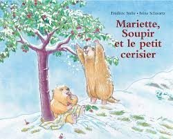 Mariette, Soupir et le petit cerisier - Click to enlarge picture.