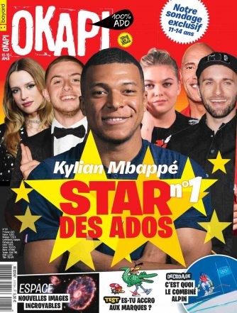Kylian Mbappé Star n1 des ados - Click to enlarge picture.