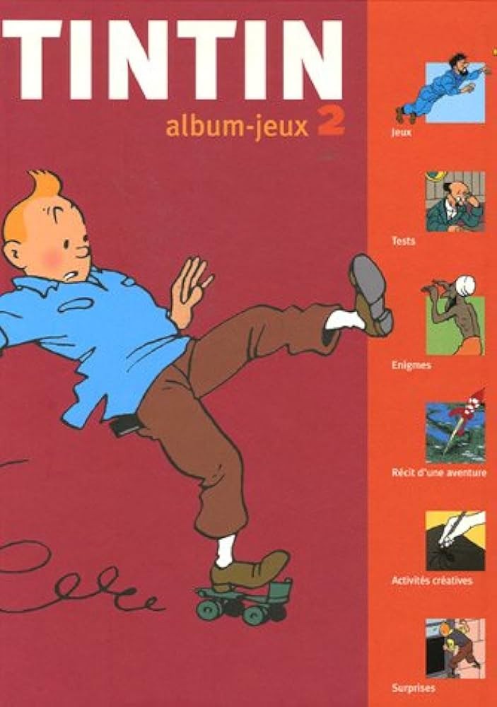 Album-jeux Tintin - Click to enlarge picture.