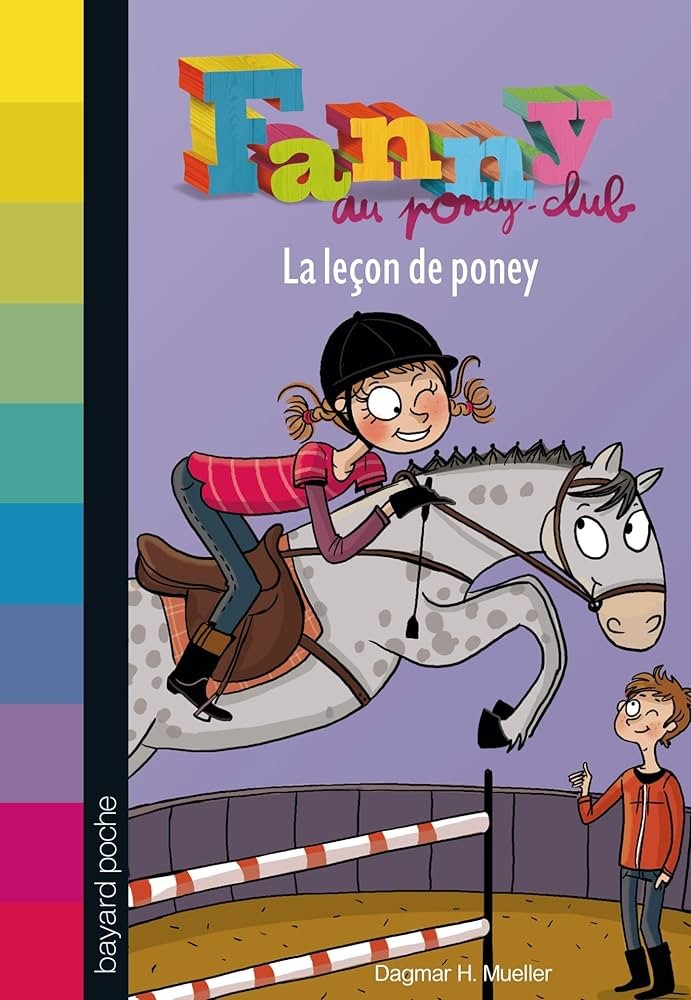 La lecon de poney - Click to enlarge picture.