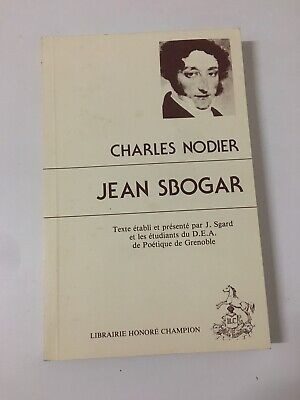 Jean Sbogar - Click to enlarge picture.