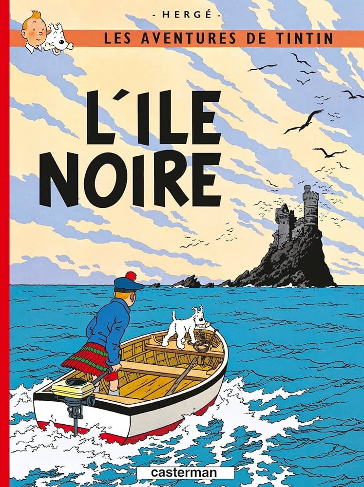 Les Aventures de Tintin: L'Ile Noire (French Edition of The Black Island) - Click to enlarge picture.