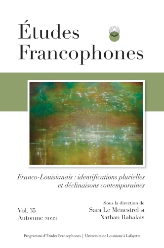 Études Francophones Vol. 35