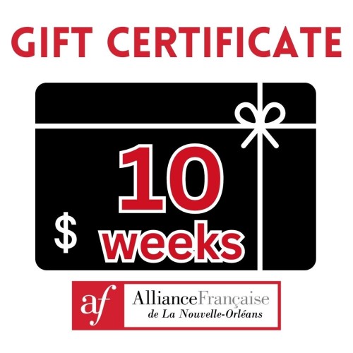 10-Week Gift Certificate