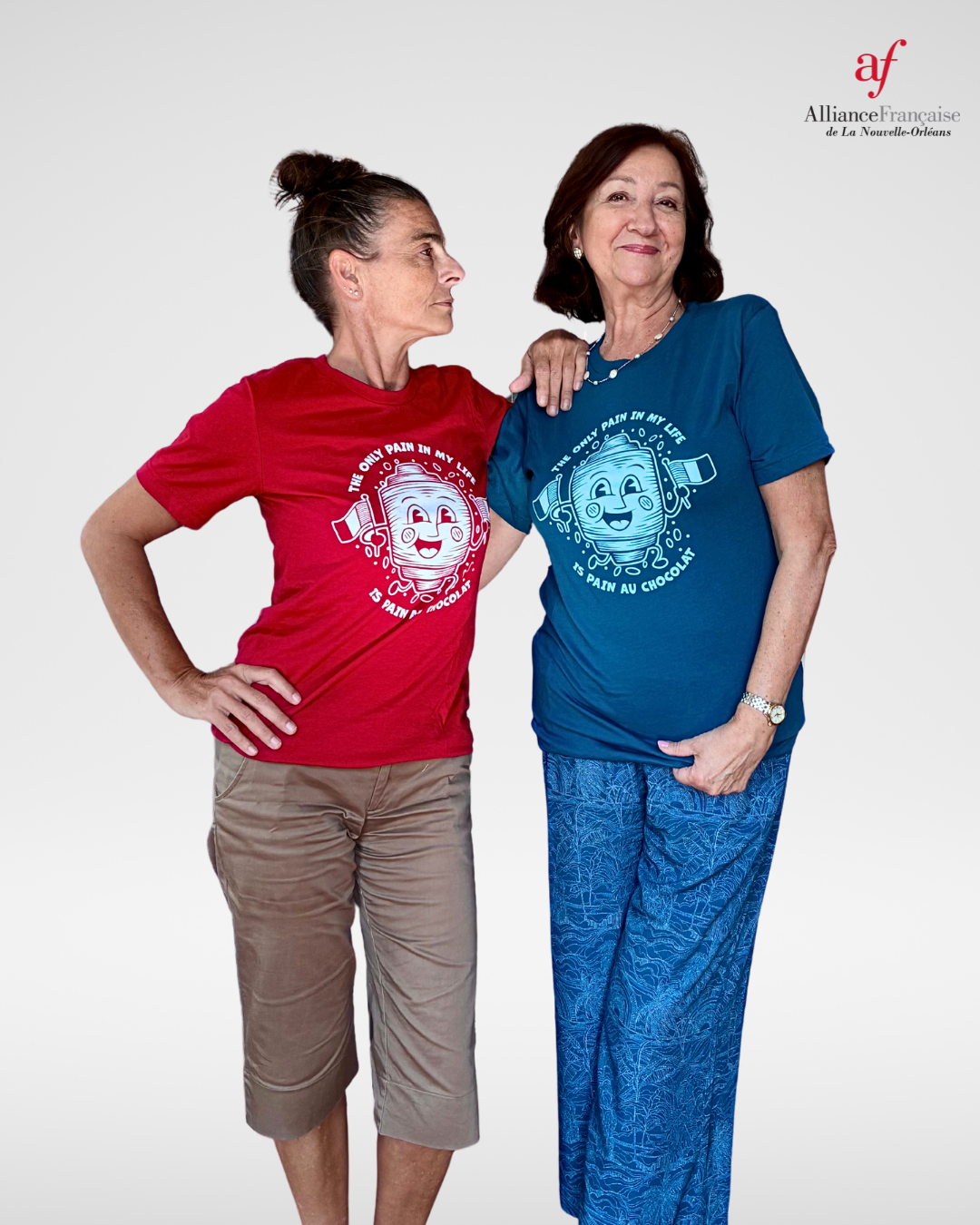 Pain au chocolat T-shirt (blue)