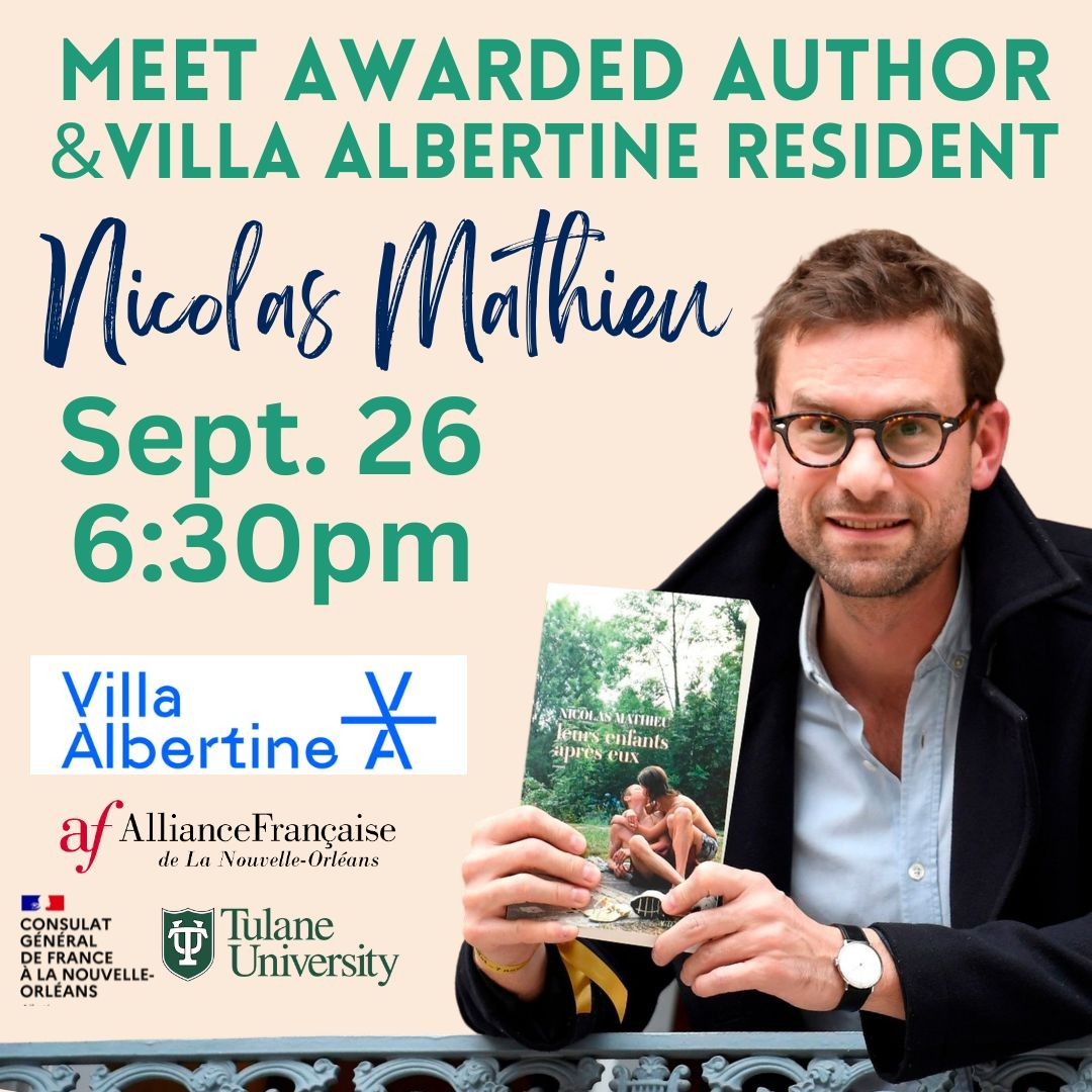An Evening with Nicolas Mathieu