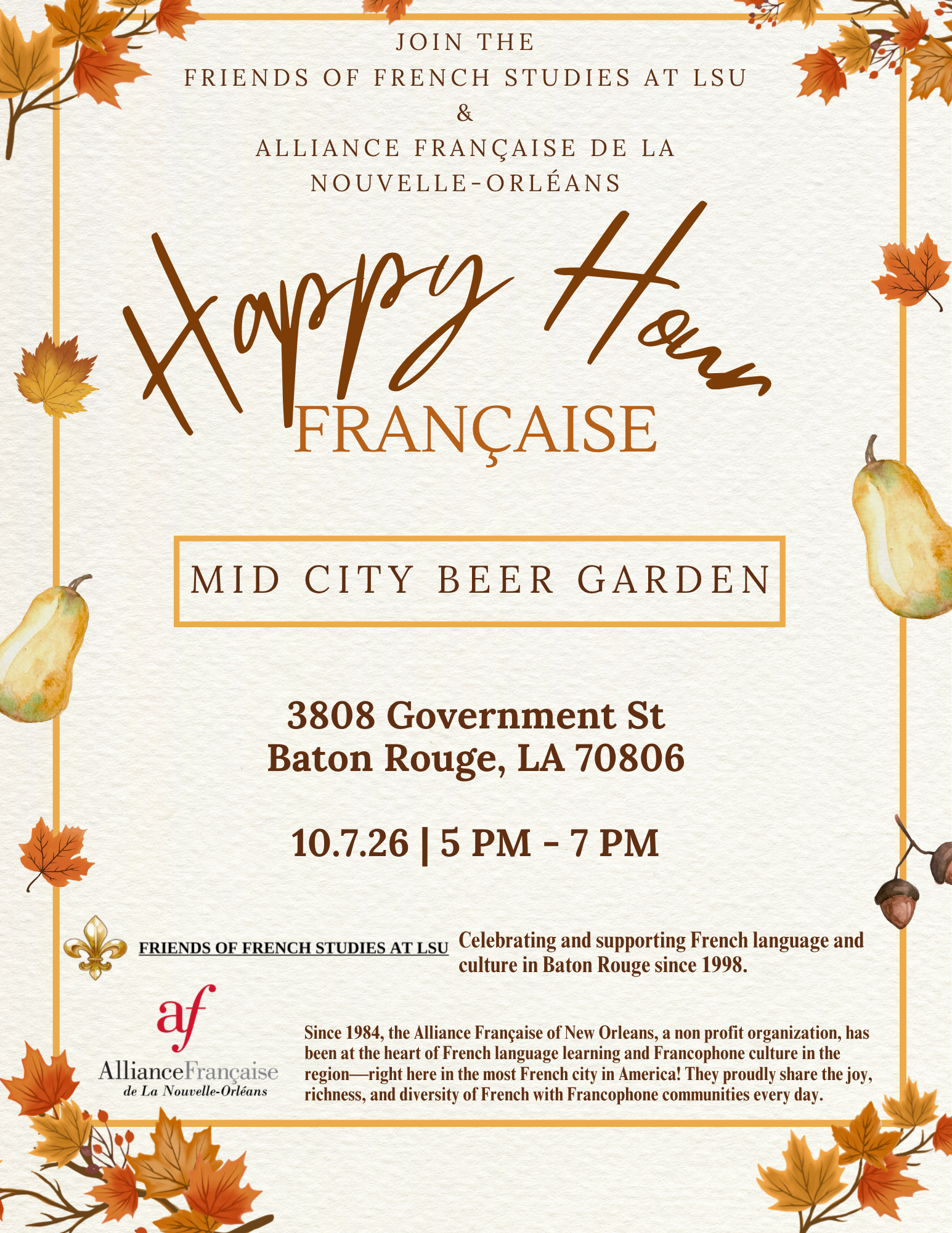 Happy Hour Française