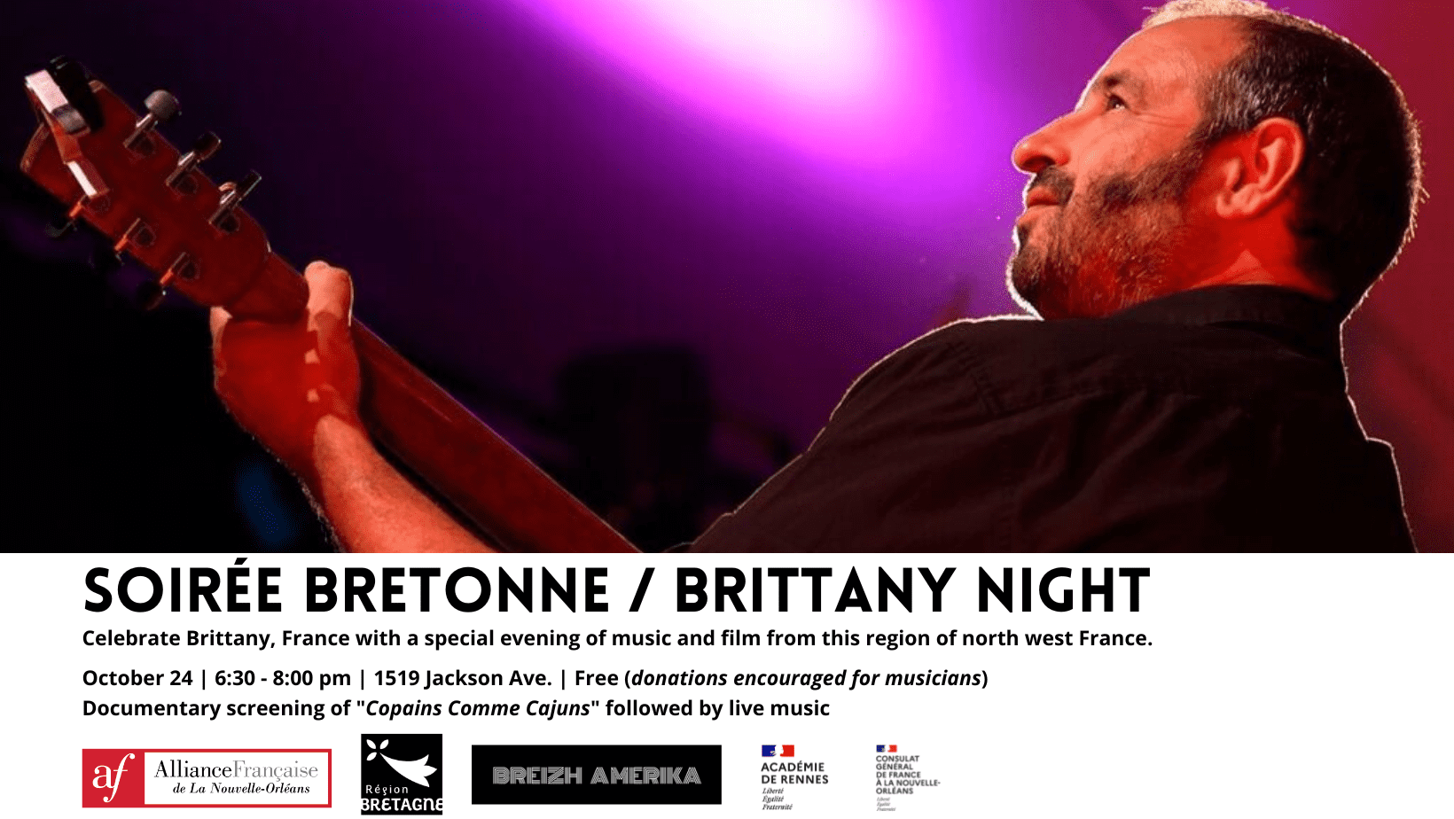 Soirée Bretonne—Music &amp; Film from Brittany, France