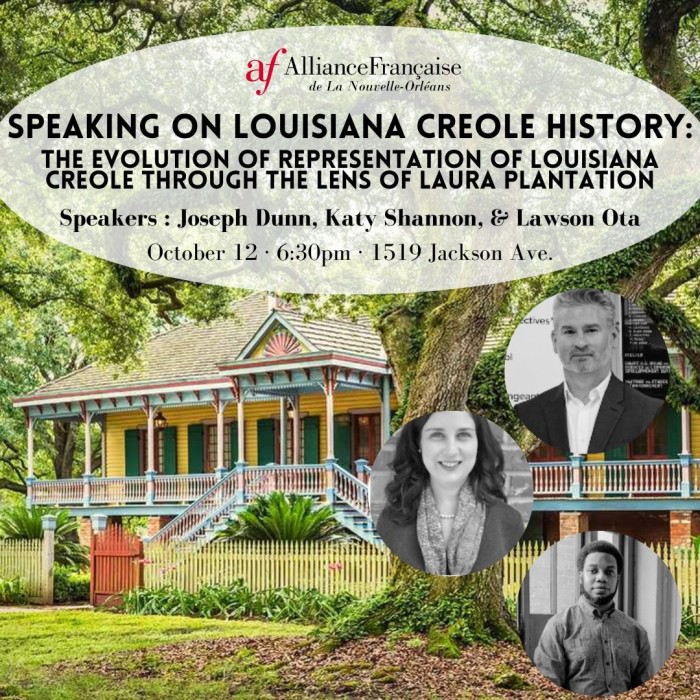 Speaking on Louisiana Creole History