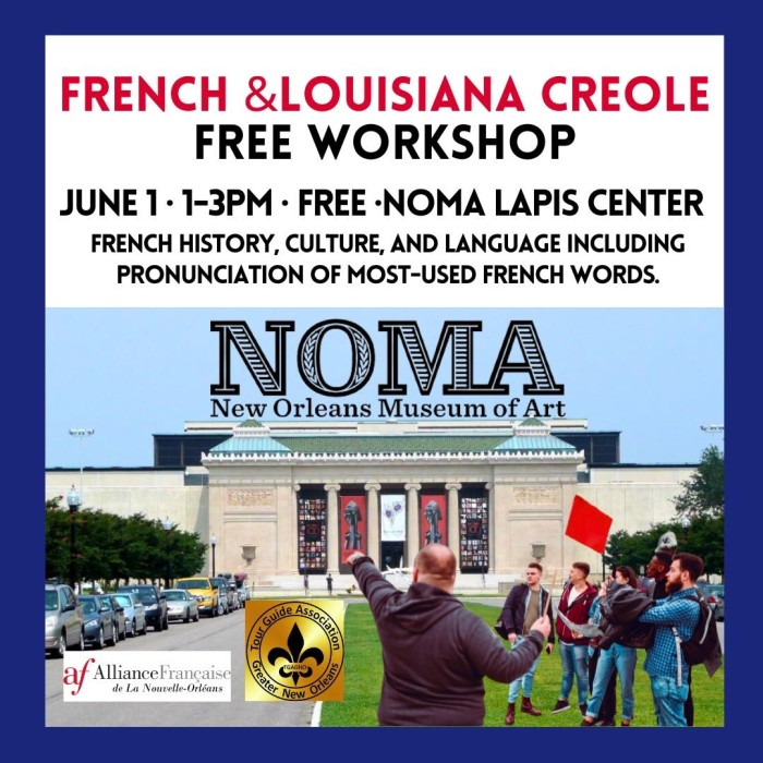 French & Louisiana Creole Workshop